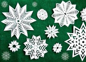 Украшения из бумаги на Новый год: как создать оригинальные поделки своими руками (64 фото) Бумажные новогодние украшения своими руками из бумаги